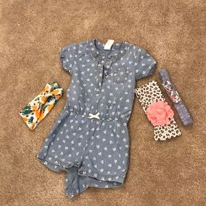 Romper & bows bundle